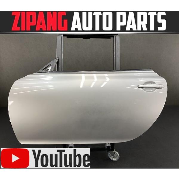 【新品未使用】トヨタ ソアラ SC430 フロントドアベルトモール 左右セット LX015 UZZ40 レクサス SC430 左フロント ドア ◇1F1 コスモシルバー