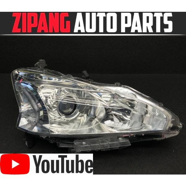 L33ページ NS039 L33 ティアナ XE 右ヘッドライト ハロゲン △レンズ スリキズ