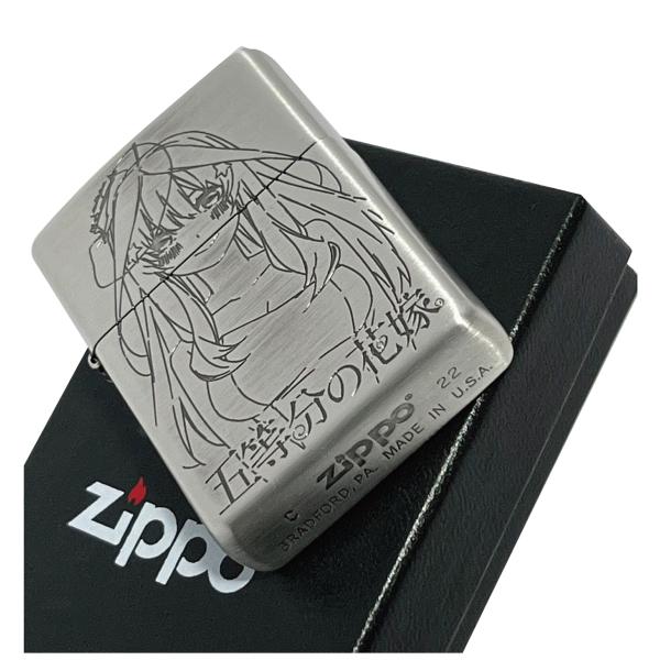 ＺＩＰＰＯ ライター ジッポ 両面加工 ゴトウブンＪ 五等分の花嫁 五月 ウェディングドレス キャラクター アニメ ジッポー オイルライター ギフト プレゼント