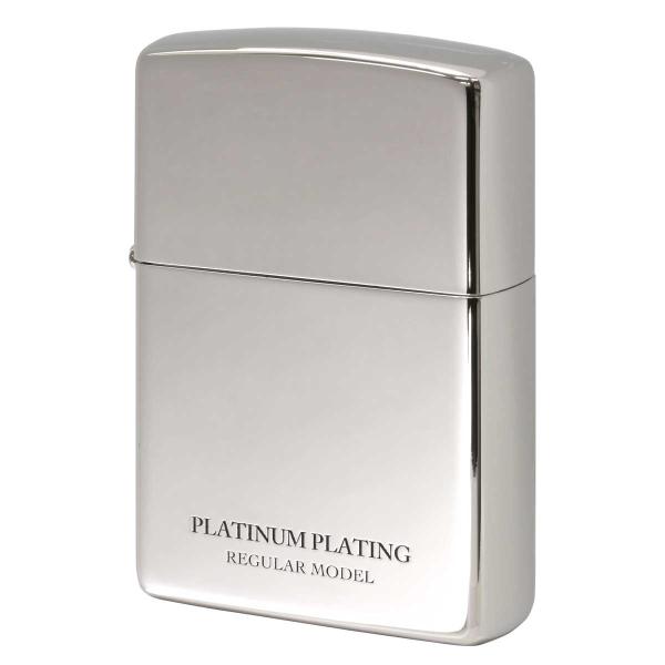 Zippo ジッポライター レギュラー プラチナコーティング ポリッシュ 鏡面 PLATINUM PLATING REGULAR MODEL 20-PLAT メール便可