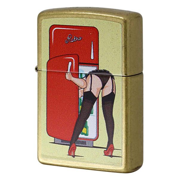 Zippo ジッポライター FRIDGE Pin Up Girl 冷蔵庫 ピンナップガール セクシー Z48267-125629 プレゼント 贈り物 メール便可