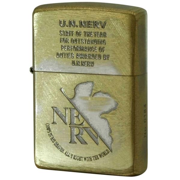 他サイト： Zippo ジッポライター エヴァンゲリオン ネルフ NERV キャラ アニメ シリアル番号 U.N.NERV AWARD Ver.の商品画像