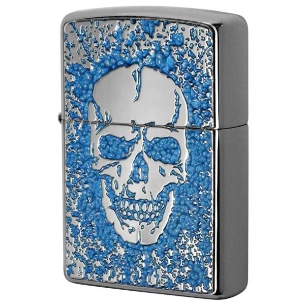 スカル（ZIPPO） Zippo ジッポライター スカル ドクロ Skull ブルー 