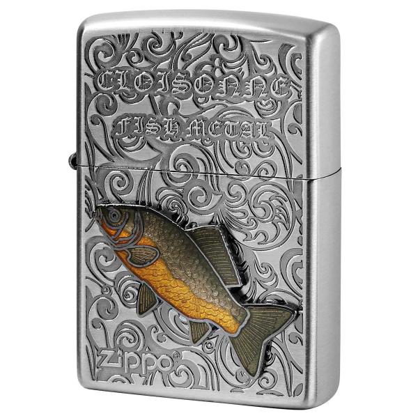ZIPPO（ジッポー） ジッポライター 鯉 コイ ヴィンテージ 七宝メタル