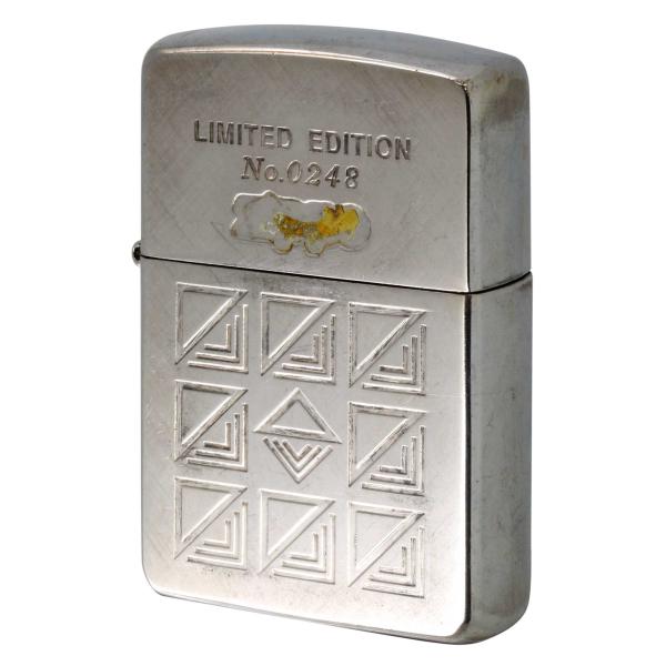 ビンテージジッポ　3個セット ZIPPO（ジッポー） 絶版/ヴィンテージ 中古 1996年製造幾何学模様