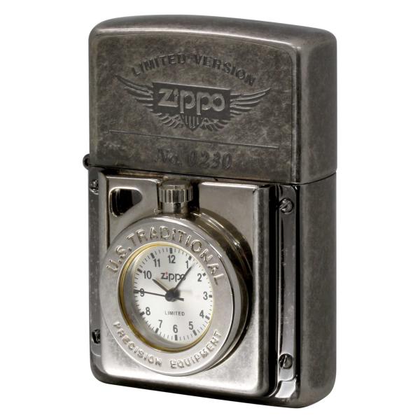 不稼働 ZIPPO ジッポーギフトセット 時計付き 1996年製 ヴィンテージ ZIPPO（ジッポー） 絶版/ヴィンテージ 中古 1996年製造 限定1,000個