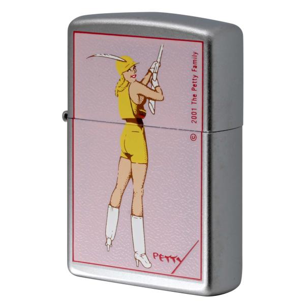 絶版/ヴィンテージ Zippo ジッポー 中古 2000年製造The Petty Girl 205PG 648 SHARPSHOOTER [N]未使用・新品