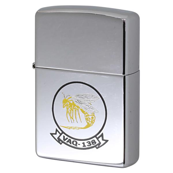 絶版/ヴィンテージ Zippo ジッポー 中古 1998年製造アメリカ海軍 VAQ-138 イエロージャケッツ [C]使用感あり傷汚れあり