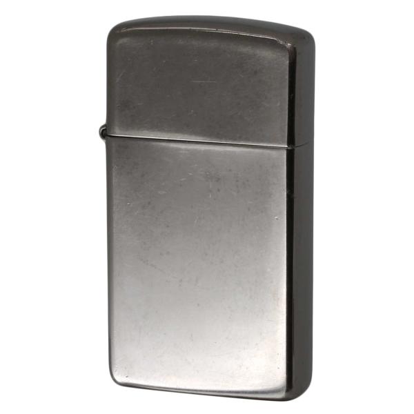絶版/ヴィンテージ Zippo ジッポー 中古 2011年製造ブラックアイス スリム No.20492 [C]使用感あり傷汚れあり