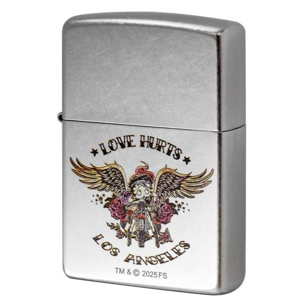 Zippo ジッポライター Betty Boop ベティー・ブープ LOVE HURTS オフィシャルライセンス品 80227 メール便可