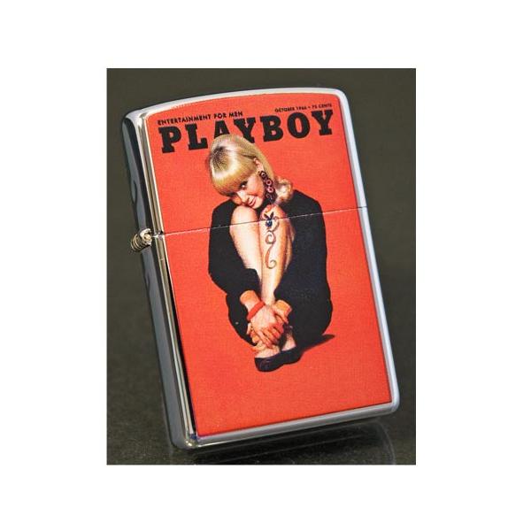 ZIPPO PLAYBOY プレイボーイ カバーシリーズ 1966年10月号 21211 ジッポーライター