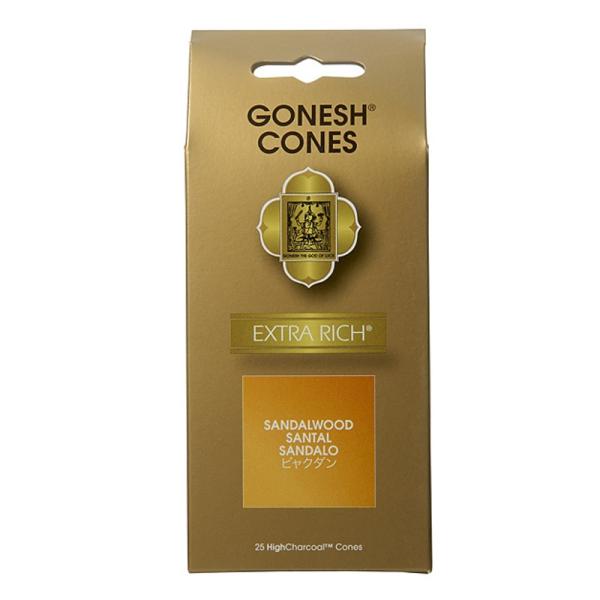 GONESH（ガーネッシュ） コーン お香 サンダルウッド 25個入り 6031-25