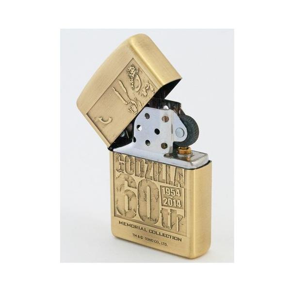 Zippo Godzilla ゴジラ 60周年記念 ロゴ 真鍮古美 ジッポーライター Buyee 日本代购平台 产品购物网站大全 Buyee一站式代购 Bot Online