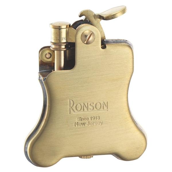 RONSON ロンソン バンジョー R01-1026 ブラスサテン フリントオイルライター