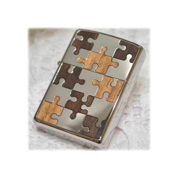 ZIPPO ジッポーライター ウッドパズル SV 両面加工 : ZIPPO