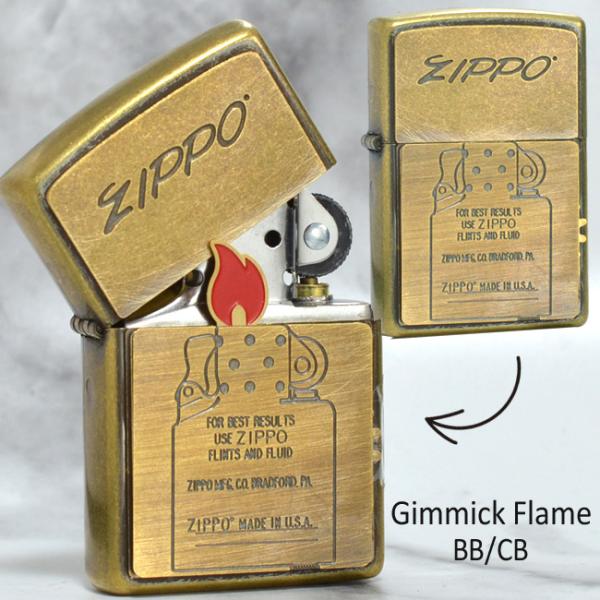 ZIPPO ジッポーライター Gimmick Flame ギミックフレーム