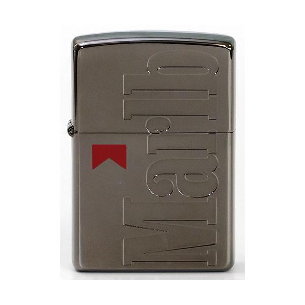 ZIPPO 「Marlboro」マルボロ・ジッポー J.「横ロゴ」黒メッキ
