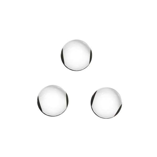 【メール便対応】 クリア タープパール 6mm 3個入り ダブパール