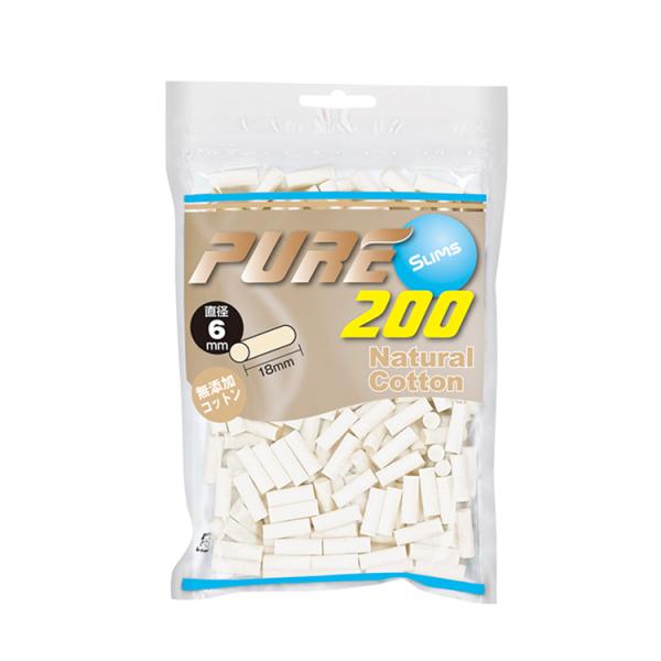 【メール便対応】 PURE スリム ナチュラルコットンフィルター