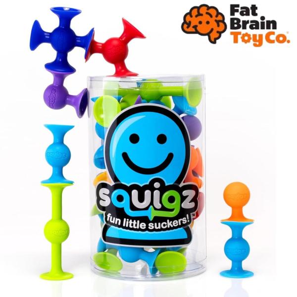 ファットブレイントイズ　3点セット ファットブレイン(Fat Brain Toys) 吸盤おもちゃ お風呂 スクイグズ