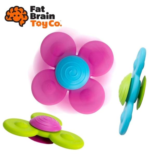 他サイト： ファットブレイン(Fat Brain Toys) 赤ちゃんおもちゃ ワーリースクイグズ 歯がため クルクル回る吸盤付き FA210-1 ゆうパケット発送につき日付指定不可の商品画像