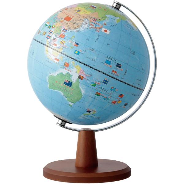 他サイト： レイメイ藤井 地球儀 国旗・よみがな付き 球径20cm OYV221の商品画像