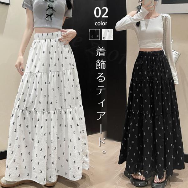 1　コムデギャルソン　ハイウエスト　ラップ　プリーツ　フレア　ロングスカート　M スカート ロング ティアード マキシ レディース プリーツ ウエストゴム