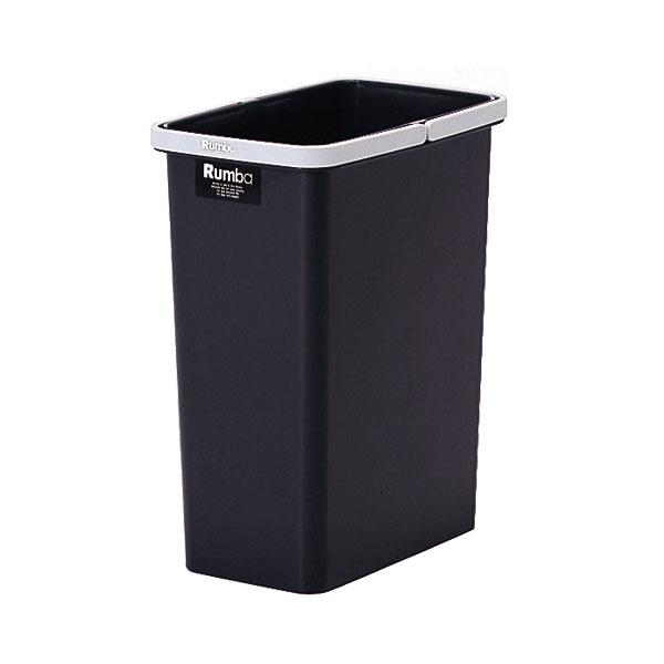 サンコープラスチック ゴミ箱 ルンバ 角型 ブラック