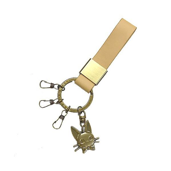 ジブリ グッズ 魔女の宅急便 本革キーリング ジジ : ZOONETYahoo!店