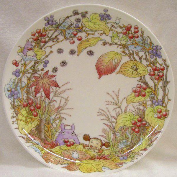 となりのトトロ23cmプレート/サルトリイバラ柄 : ZOONETYahoo!店