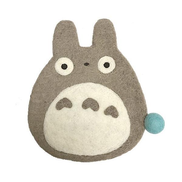 ジブリグッズ となりのトトロ ハンドメイド羊毛なべしき 大トトロ