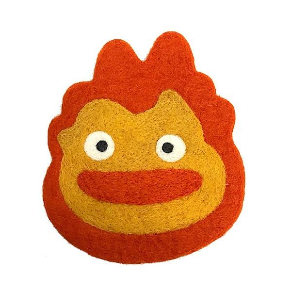 ジブリグッズ ハウルの動く城 ハンドメイド羊毛なべしき カルシファー Wnbs Kf Zoonetyahoo 店 通販 Yahoo ショッピング