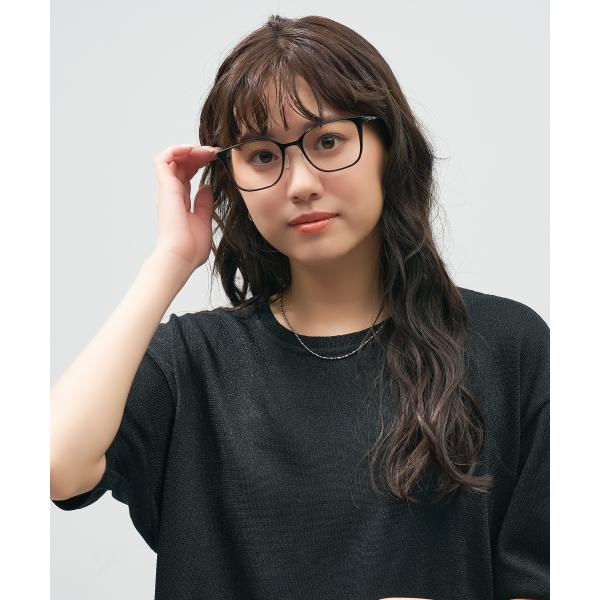 メガネ 軽量 柔軟性抜群 伊達めがね 度付きメガネ（レンズ交換券付き） メンズ ユニセックス おしゃれ 読書 ビジネス｜Zoff｜SMART Skinny ウェリントン型