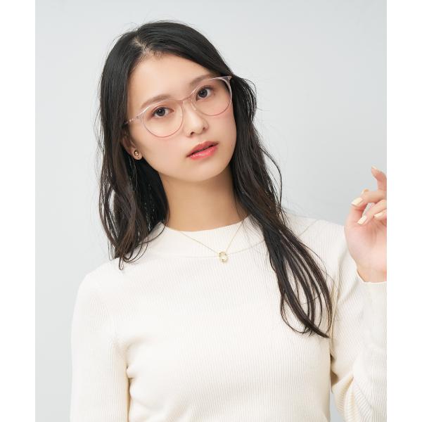 Zoff SMART with MAQuillAGE(マキアージュ)｜血色感 メガネ｜中顔面短縮みえ メイク 大人可愛い 眼鏡 伊達めがね 度付き(レンズ交換券付き) 女性用 レディース