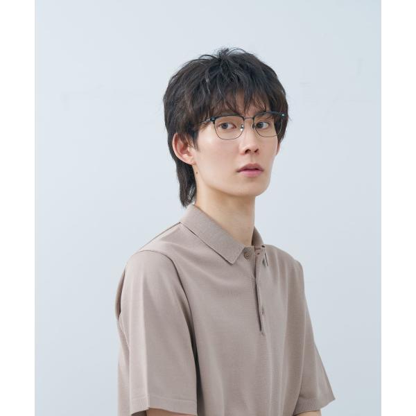 メガネ｜軽量 メタル おしゃれ 読書 ビジネス ウェリントン型 FASHION