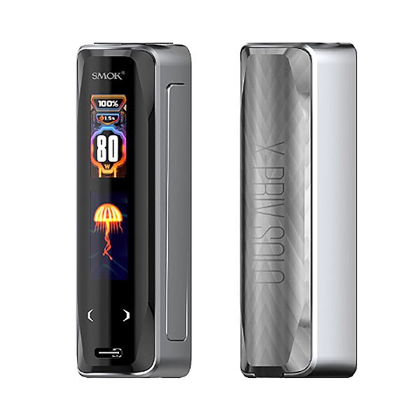 SMOK スモックX-PRIV Solo Box Mod 80W Silver Lines : 電子タバコ専門