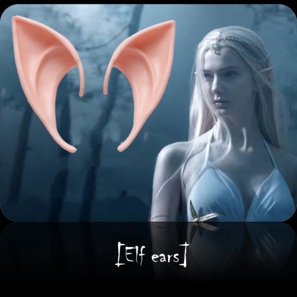 商品特徴：★コスプレに使えるつけ耳です。★耳に引っ掛けるだけで簡単に装着できます。★エルフ、魔女、妖精、ドラキュラなどハロウィンの仮装にもぴったりな商品になります。★ハロウィンだけでなく、コスプレ、パーティー、イベントなど幅広いシーンで使え...