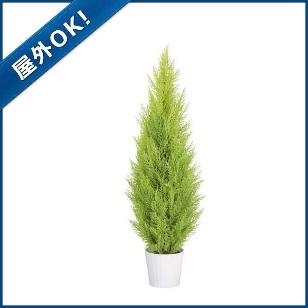 造花 フェイクグリーン 人工観葉植物 待望 屋外ok 90cmゴールドクレストツリー Gl116 プラスチック