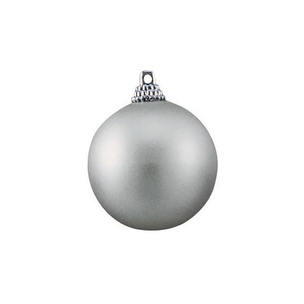 クリスマス オーナメント ボール)60mmマットボール シルバー (6 クリスマス オーナメント ボール)60mmマットボール シルバー (6
