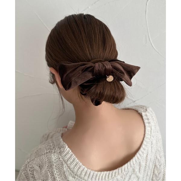 ZOZO問い合わせ番号:101021114ショップ:apres jour，アプレジュールブランド:apres jour clair，アプレジュールクレア商品名:【apres jour clair】ベロアリボンヘアゴムカテゴリ:ヘアアクセサリ...