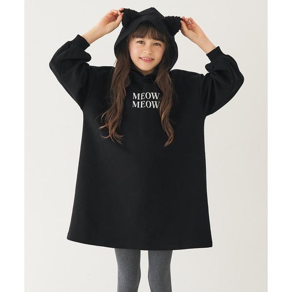 ZOZO問い合わせ番号:101092682ショップ:coca，コカブランド:coca（coca），コカ商品名:キッズ　裏起毛ネコ耳ワンピースカテゴリ:ワンピース/ドレス>ワンピースブランド品番:26-250834205-24素材:本体...
