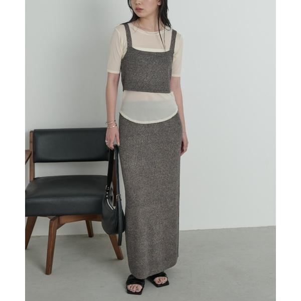 『タイムセール実施中』参考価格：6，490円発売時期：2025年02月コンディション：B（目立つ使用感なし）使用感が少ない、または気にならないアイテム全体的：毛玉参考商品名：ミックスサマーニットビスチェスカートセット参考品番：AMIZI25...