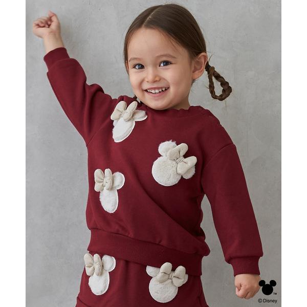 ZOZO問い合わせ番号:101132218ショップ:petit main，プティマインブランド:petit main，プティマイン商品名:【Disney】アップリケトレーナーカテゴリ:トップス>スウェットブランド品番:9554226原...