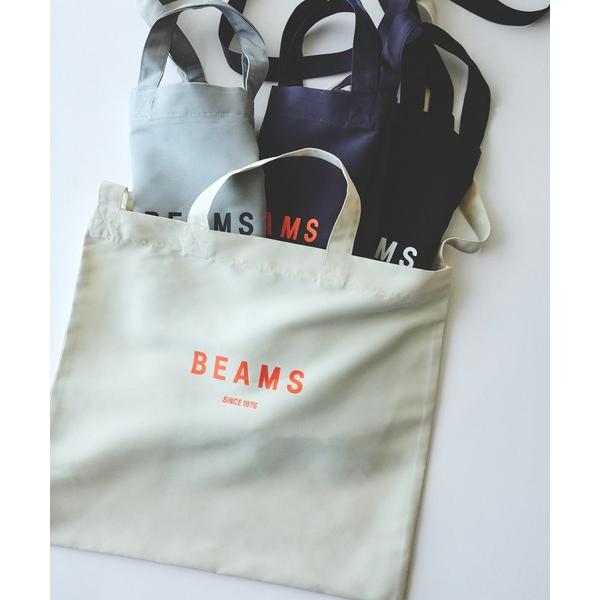 トートバッグ BEAMS ロゴ ショルダーバック メンズ レディース