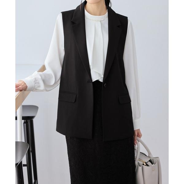 ZOZO問い合わせ番号:101132919ショップ:Honeys，ハニーズブランド:Honeys，ハニーズ，GLACIER，グラシア商品名:【ストレッチ・ウォッシャブル・イージーケア】テーラードジレカテゴリ:トップス>ベストブランド品...