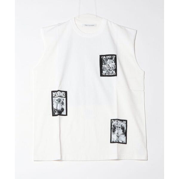 tシャツ Children of the discordance / DAMN ROMANCE PATCH NS TEE C / COTDCS-018 メンズ レディース