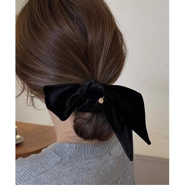 『タイムセール実施中』ZOZO問い合わせ番号:101137482ショップ:FUNALIVE，ファンアライブブランド:lit.Cy，リットシー，FUNALIVE，ファンアライブ商品名:ベロア リボンテール シュシュカテゴリ:ヘアアクセサリー&...