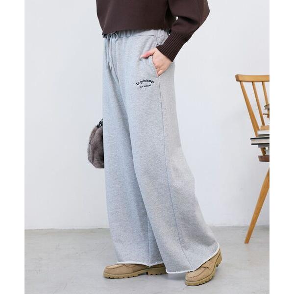 ZOZO問い合わせ番号:101142673ショップ:le.coeur blanc，ルクールブランブランド:le.coeur blanc，ルクールブラン商品名:スウェットイージーワイドパンツカテゴリ:パンツ>スウェットパンツブランド品番...