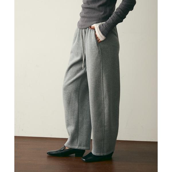 『タイムセール実施中』ZOZO問い合わせ番号:101187885ショップ:Auntie Rosa，アンティローザブランド:Trish，トリッシュ商品名:ウエストドロスト裏起毛スウェットカーブパンツカテゴリ:パンツ>スウェットパンツブラ...