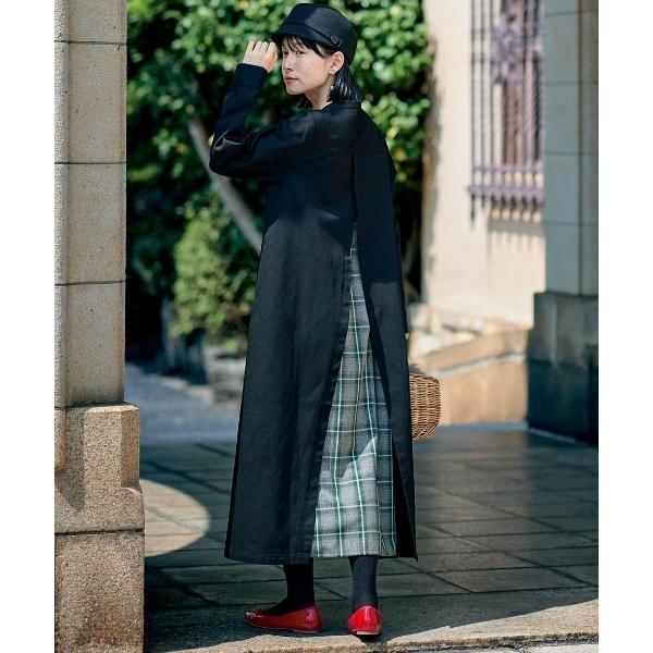 ZOZO問い合わせ番号:101190116ショップ:FELISSIMO，フェリシモブランド:Sunny clouds，サニークラウズ商品名:サニークラウズ　背中がチェックの魔女ワンピース〈レディース〉カテゴリ:ワンピース/ドレス>ワン...